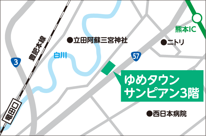 東区サテライトの地図